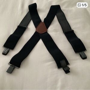 Men’s Black Suspenders